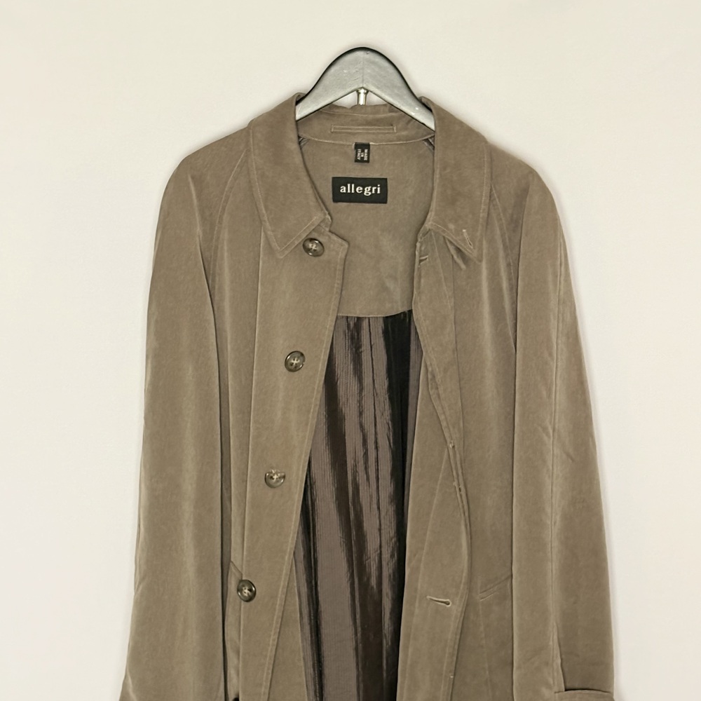 Allegri Vintage Circa 90s-00s Trench Coat Made in Italy (As Is)